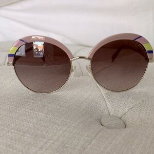 EMILIO PUCCI Pink & Brown Sunglasses